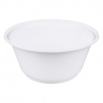 LBK 1200ml (40oz) White Plastic Bowl (Fit PG178LID) 300/cs