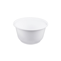 LBK 850ml (28oz) White Plastic Bowl (Fit PG/GG142LID) 600/cs