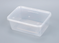 LRR 1000ml (JW1000) Clear PP Container with Lid 250set/cs