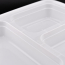 LRR 39oz 3-Comp (DT339) White Rectangle Container 150set/cs