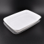 LRR 58oz (TY58) White Rectangle Container 150set/cs