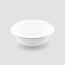 LRR 32oz (R32)  White Round Container 150set/cs