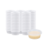 8oz Semi-Clear Plastic Container with vent Lids 250sets/cs