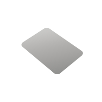 5x8" Foil/Paper Lid White 500/cs