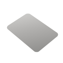 5x8" Foil/Paper Lid White 500/cs