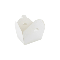 #1 26oz White Togo Food Box 4.3x3.5x2.6" 450/cs