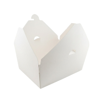 #4 96oz White Togo Food Box 8.6x6.5x3.3" 160/cs