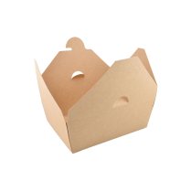 #8 48oz Kraft Togo Food Box 6.7x5.5x2.5" 300/cs