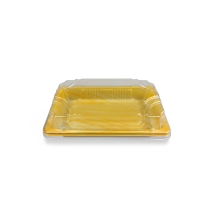 Wood Colour PET Sushi Tray (1101) 170*90*45mm 400sets/cs