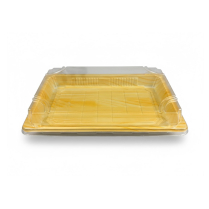 Wood Colour PET Sushi Tray (1107) 226*144*50mm 400sets/cs