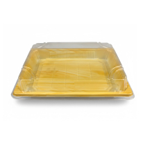 Wood Colour PET Sushi Tray (1109) 240*150*20mm 400sets/cs