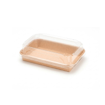 Kraft Paper Sushi Tray Combo 165*115*55mm 300sets/cs