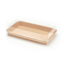Kraft Paper Sushi Tray Combo 221*138*55mm 200sets/cs