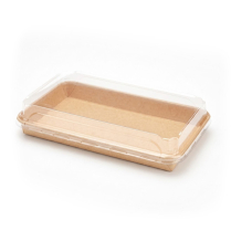 Kraft Paper Sushi Tray Combo 241*152*55mm 200sets/cs