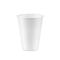 12oz White Paper Hot Cup (Fit OD90W) 1000/cs