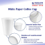 12oz White Paper Hot Cup (Fit OD90W) 1000/cs