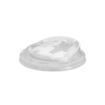 98mm Clear Flip Lid for PETDY12-24 PET Cup (PETD98L) 1000/cs