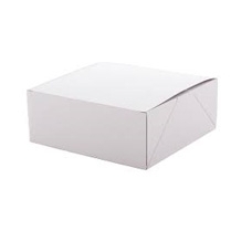 6.25x6.25x2.5" White Cake Box 250/pk