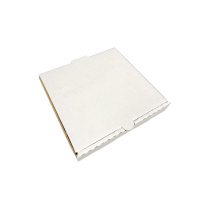 8" Pizza Box Wht/Brn 50/pk