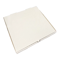 18" Pizza Box Wht/Brn 50/pk