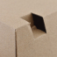 Kraft Corrugated Hinged vent hamburger Box 8x4.5x3&rdquo; 200/cs