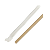 9" Kraft Paper Straw 12mm Indiv.Wrap 1000pcs/cs(797434)
