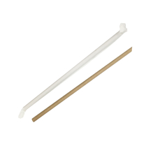 9" Kraft Paper Straw 6mm Indiv.Wrap 1000pcs/case