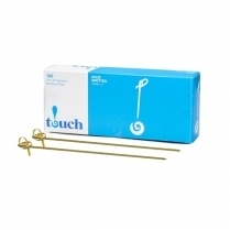 4" Knotted Bamboo Skewer 2.5 x114mm 1000/box (10bx/cs)