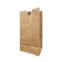 12LB Kraft Paper Bag (INPGKL12) 7.25x4.125x13.5" 500/pk