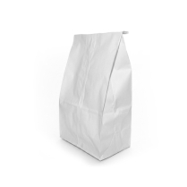 10lb White Paper Bag 6.5x4x13.5" 80gsm 500/cs