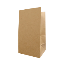 9x6x14" Kraft Paper Bag 80GSM 500/cs