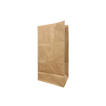 5LB Kraft Paper Bag 80GSM 5x3.5x10.625"  500/cs
