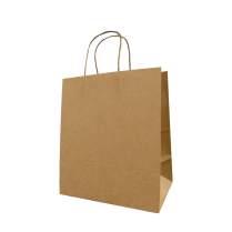 CM4 Kraft Handle Paper Bag (S) 100gsm 9x6x11" 300/cs