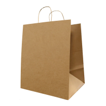 CM8 Kraft Handle Paper Bag (L) 140gsm 13x9x15" 150/cs