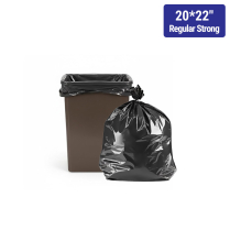 20x22" Black Regular Strong Garbage Bag 500/cs