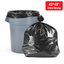 42x48" Black Extra-Strong Garbage Bag 100/cs