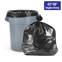 42x48" Black Regular Strong  Garbage Bag 100/cs