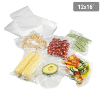 12x16" 3mil Clear Co-Ex Vacuum Bag (VCNPO31216C) 500/cs