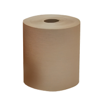 101018 Natural Kraft Roll Towel (PA600KL) 600' x12rolls/cs