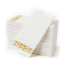 Gold Airlaid Napkin 12x16.5" 1/6 fold 50pcs/pack 15packs/cs
