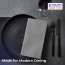 Linen feel gray napkin 16x16.5"1/8 fold 50pc/pack 10packs/cs