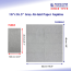 Linen feel gray napkin 16x16.5"1/8 fold 50pc/pack 10packs/cs