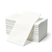 White Airlaid Napkin 12x16.5" 1/6 fold 50pcs/pack 15packs/cs