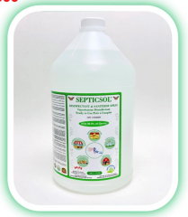 Hard Surface Disinfectant/Sanitizer Cleaner Refill 4x3.8L/cs