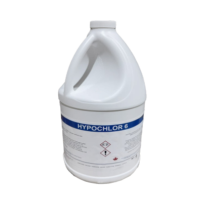 Hypochlor 6 Bleach 6% Sanitizer 4L Case of 4 Bottles