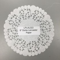 Doilie 6" Lancaster Paper Lapaco 1000/case