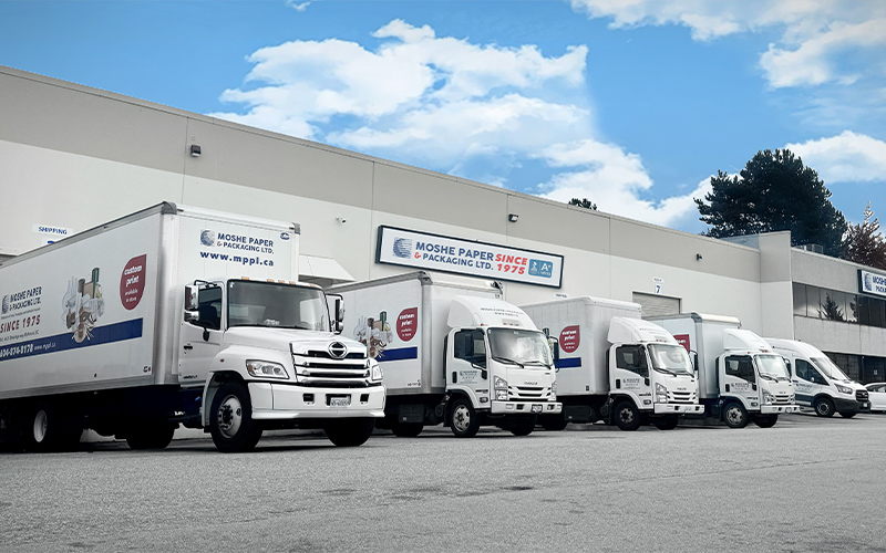 Our delivery trucks cover the Lower Mainland daily,