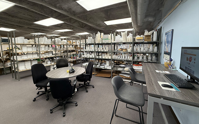 1,000 sq. ft. showroom in Richmond, British Columbia, Canada