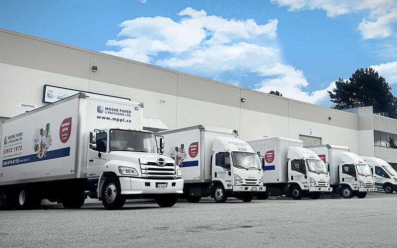 Our delivery trucks cover the Lower Mainland daily,