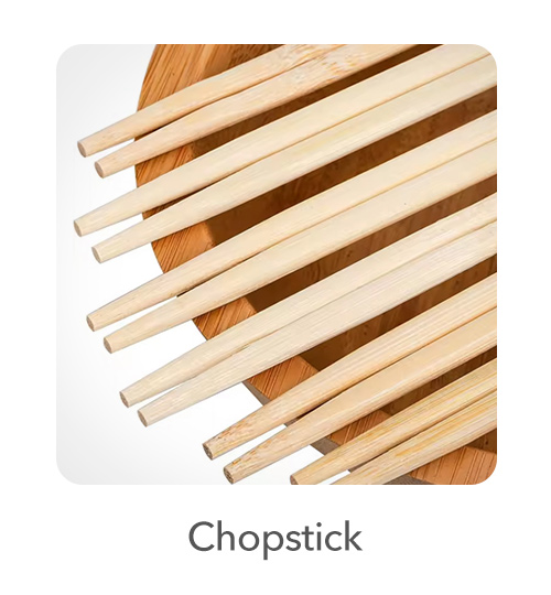 Chopsticks: We offer disposable wooden chopsticks that are smooth, splinter-free, and individually wrapped for hygiene. Ideal for Asian cuisine, these chopsticks enhance the dining experience while being environmentally friendly.